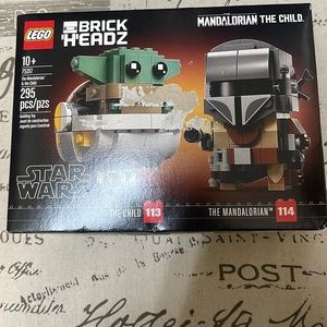 Lego Brick H’EADZ Mandalorian The Child”